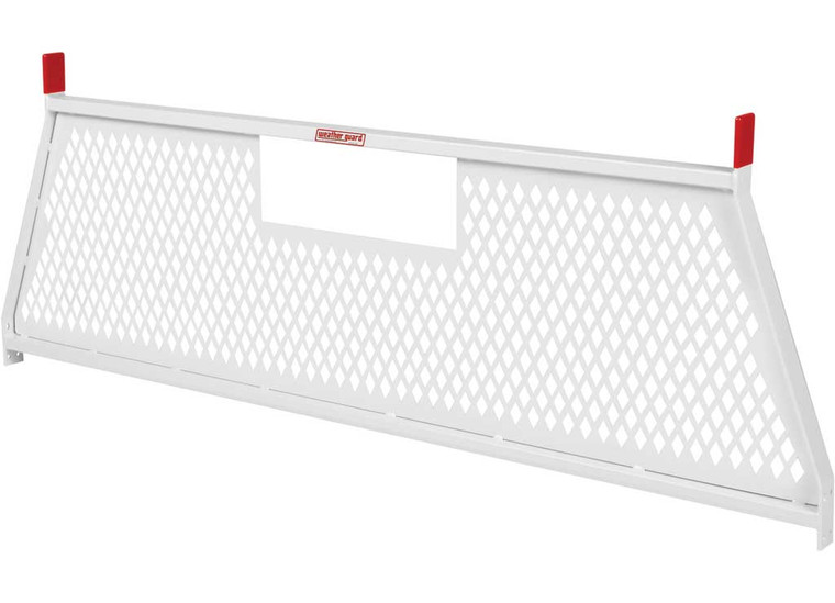 Weather Guard - Protectarail Mesh Fullsize Headrest Steel Frame Brite White Armor Tuf Powdercoat - 2253