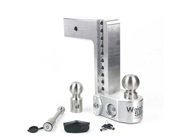 Weigh Safe - 10in Drop Hitch With 3in Shank (10k/21k Gross Tongue Weight Rating) With Ws05 Keyed Alike - WS10-3-KA