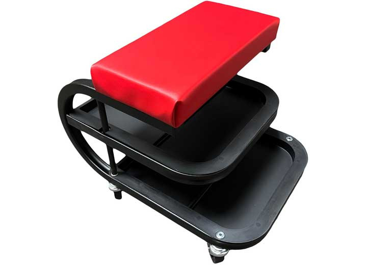 Whiteside - Dualtray Padded Technician Seat Red Vinyl - SPP25DT