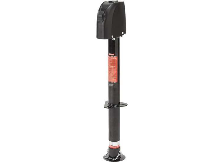 Young Electric Bikes - Electric Trailer Jack 2000 Lbs W/hardwired 12v Dc Aframe Led Light & Manual Crank Handle 9in 23in - UC200030
