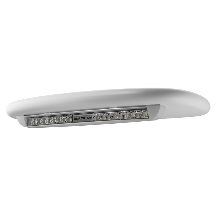 Black Oak Low Profile Marine Bar - Flood - Undermount - White - LP-WXU