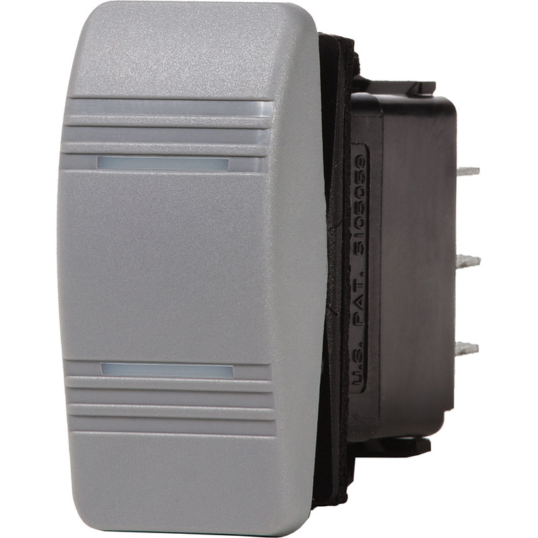 Blue Sea 8275 Water Resistant Contura III Switch - ON-ON - Grey - 8275