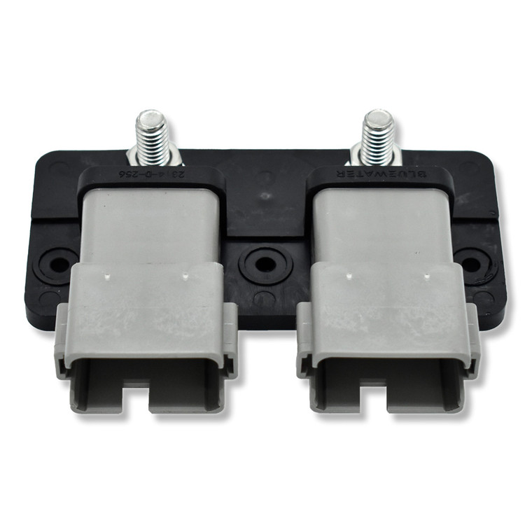 Bluewater Dual 12 Position Male Sealed Deutsch Connector Busbar - 5/16" Stud - 2314-D-256