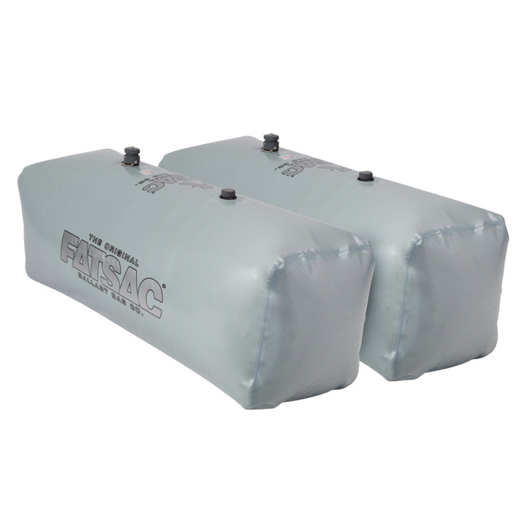 FATSAC V-drive Fat Sacs - Pair - 400lbs Each - Gray - W701-GRAY