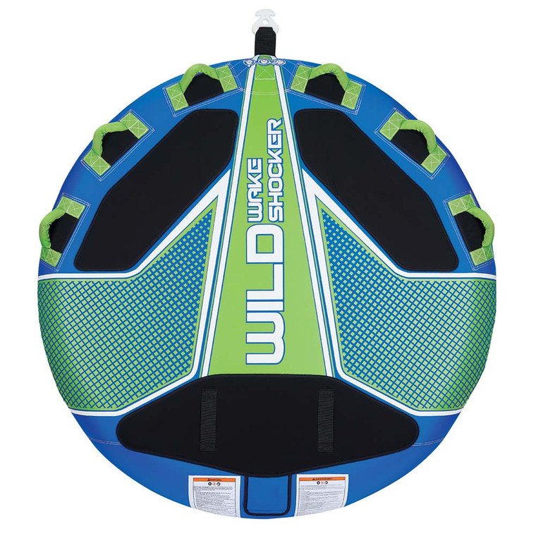Full Throttle Wild Wake Shocker Towable Tube - 3 Rider - Blue - 302400-500-003-21