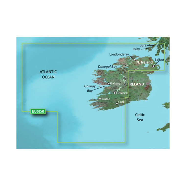 Garmin BlueChart&reg; g3 HD - HEU005R - Ireland, West Coast - microSD&trade;/SD&trade; - 010-C0764-20