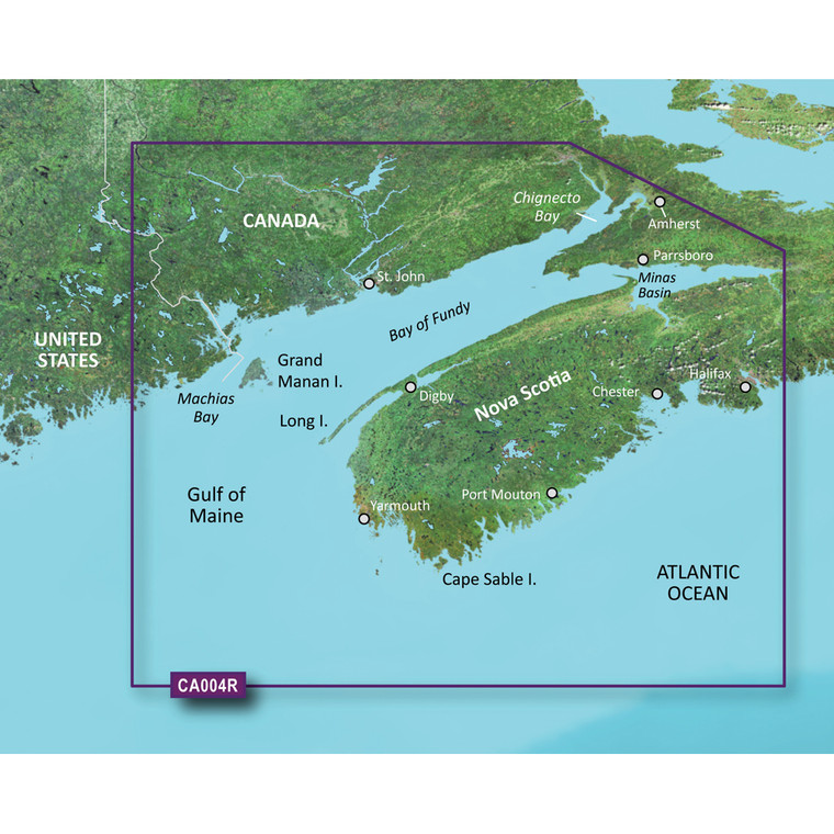 Garmin BlueChart&reg; g3 Vision&reg; HD - VCA004R - Bay of Fundy - microSD&trade;/SD&trade; - 010-C0690-00