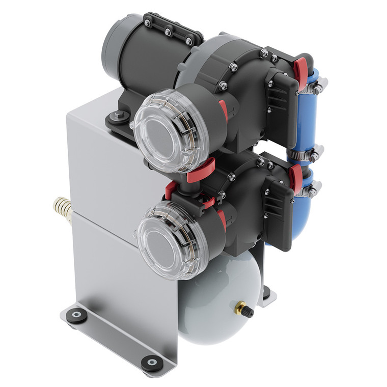 Johnson Pump Aqua Jet II Duo 2L WPS - 10.4 GPM - 12V - 2.8 Bar - 10-25005-01
