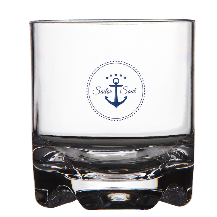 Marine Business Stemless Water/Wine Glass - SAILOR SOUL - Set of 6 - 14106C