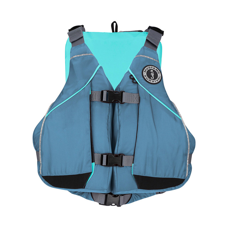 Mustang Women's Moxie Foam Life Vest - XL/XXL - Slate/Aqua - MV807502-853-XL/XXL