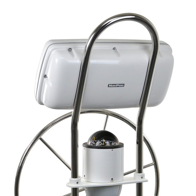 NavPod SystemPod Precut f/Simrad NSS12 evo3/B&amp;G Zeus3 12 &amp; 2 Instruments (3.6&Prime; holes) f/12&Prime; Wide Guard  - GP2170-16
