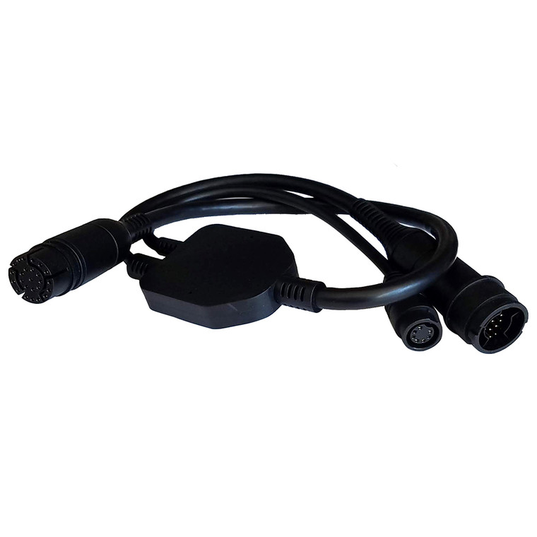 Raymarine Adapter Cable 25-Pin to 25-Pin &amp; 7-Pin - Y-Cable to RealVision &amp; Embedded 600W Airmar TD to Axiom RV - A80491