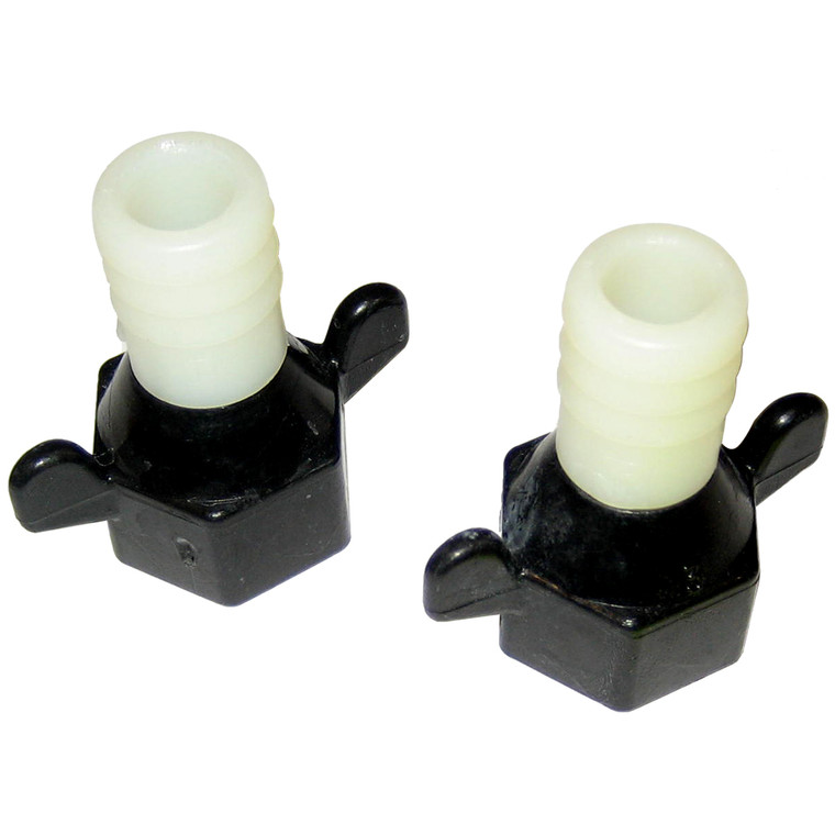 Shurflo by Pentair Straight Fitting Wingnut Swivel - 1/2"-14NPT(F) x 5/8"Barb - 94-181-02