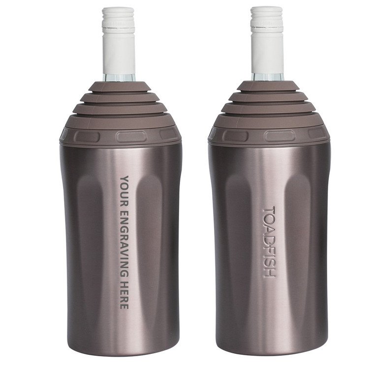 Toadfish Custom Engraved Stainless Steel Wine Chiller - Rose Gold (MINIMUM ORDER QUANTITY OF 25) - TF1110