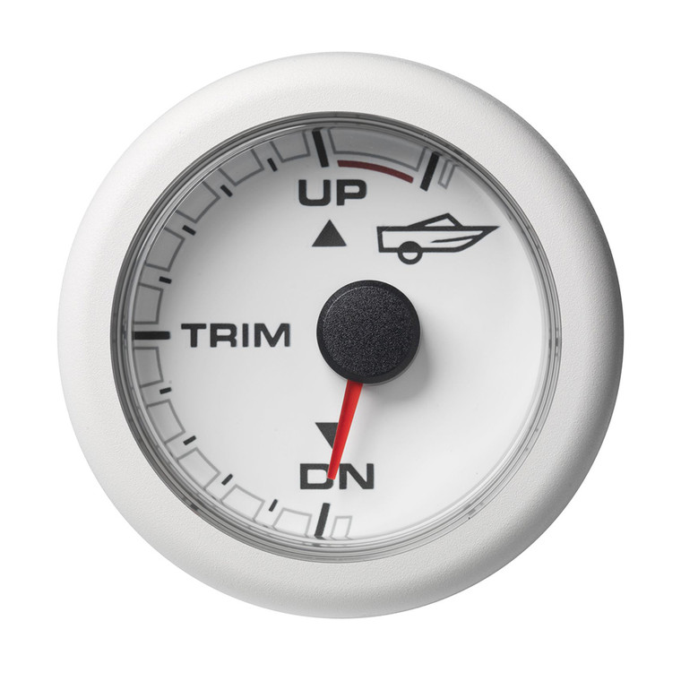 Veratron 52MM (2-1/16") OceanLink Engine Trim - Up/Down - White Dial &amp; Bezel - A2C1065840001