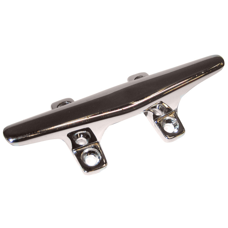 Whitecap Hollow Base 4-1/2" Chrome Plated Zamac Cleat - Freshwater Use Only - S-1444C