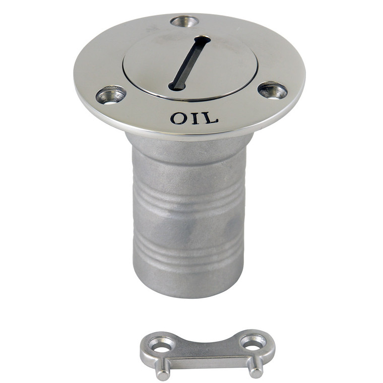 Whitecap Hose Deck Fill - 1-1/2" Hose - Oil - 6129C