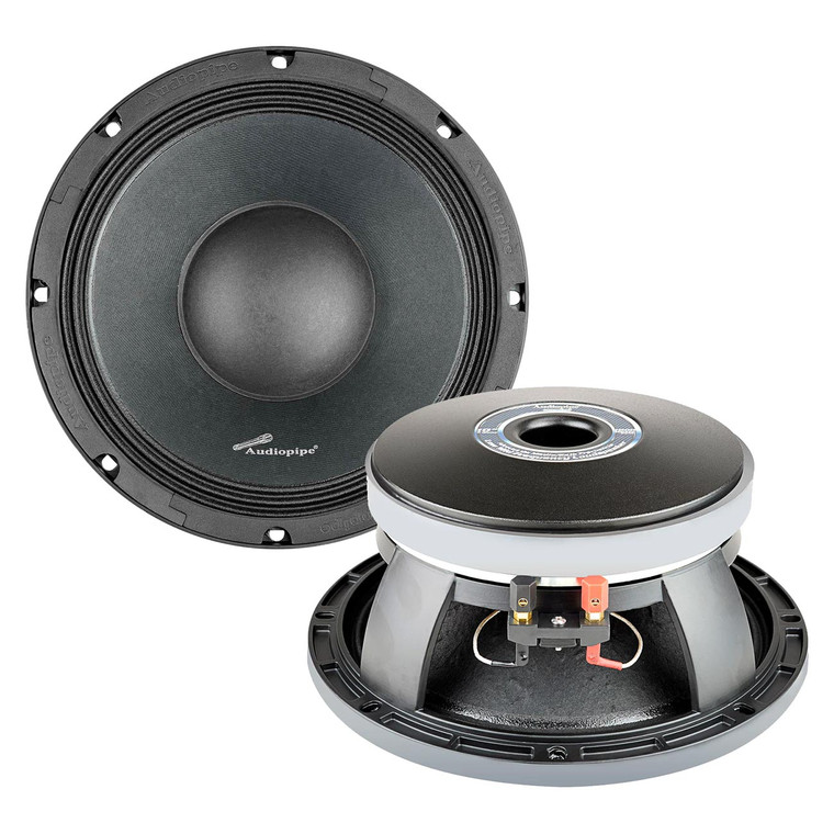 Audiopipe 10" Low Mid Frequency Speaker 1000w Max/500w Rms 8 Ohm - APLMB-10
