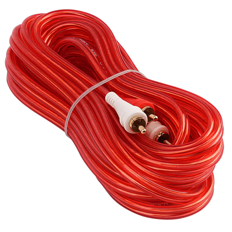 Audiopipe 20' Oxygen Free Rca Cable - BMV-G-20