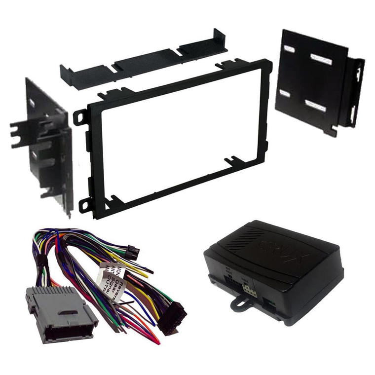 Crux Radio Replacement With Double Din Dash Kit For Gm Class Ii Vehicles 2002 - 2013 - DKGM-C2D