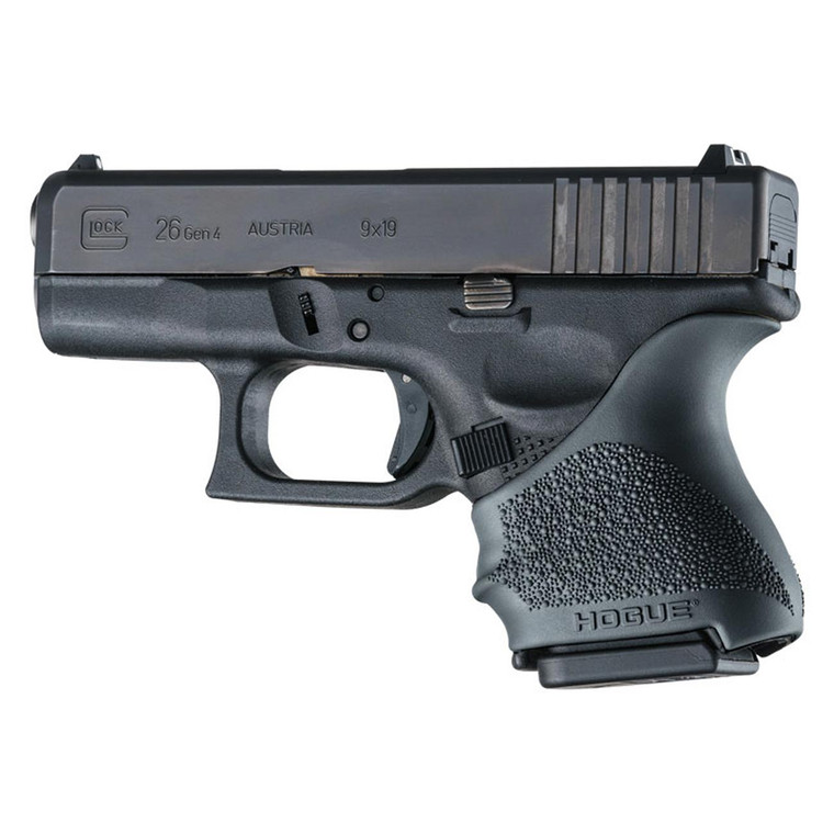 Hogue Handall Beavertail Grip Sleeve For Glock Subcompact - Gen 3 & 4 (black) - 18600