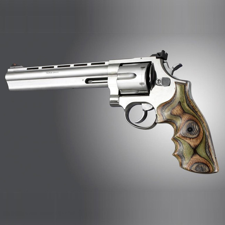 Hogue Taurus Medium & Large Square Butt Finger Grooves Grip - Smooth (lamo Camo) - 66400