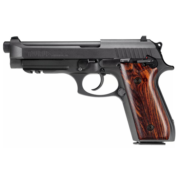 Hogue Taurus Pt99/92/100/100 With Decocker - Smooth Cocobolo Wood Grips - 99820