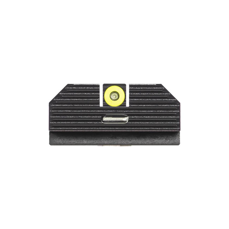 Night Fision Night Sight Set For Glock 42/43/43x/43x Mos Yellow Front Ring/rear Green Bar - GLK003010YGXG