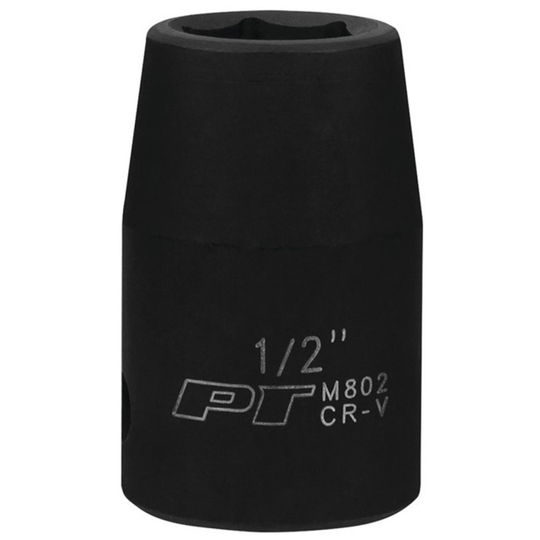 Performance Tool 1/2" Drive 1/2" 6-point Impact Socket