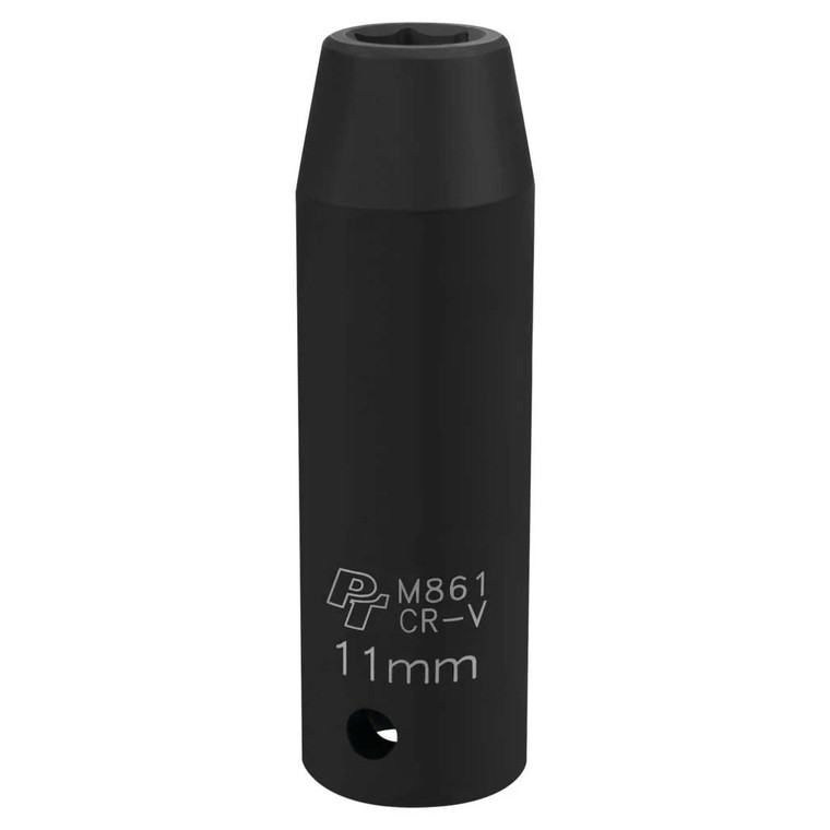 Performance Tool 1/2" Drive 11mm 6-point Deep Impact Socket