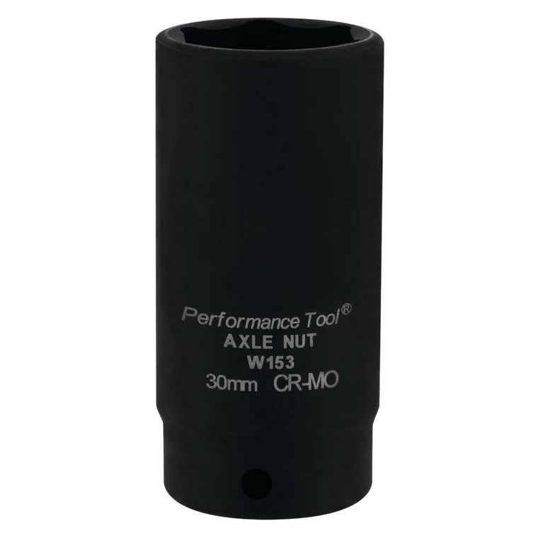 Performance Tool 1/2" Drive 30mm Fwd Axle Nut Socket