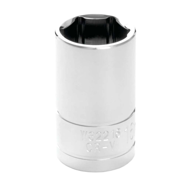 Performance Tool 1/2" Drive 6-point Metric 16mm Socket