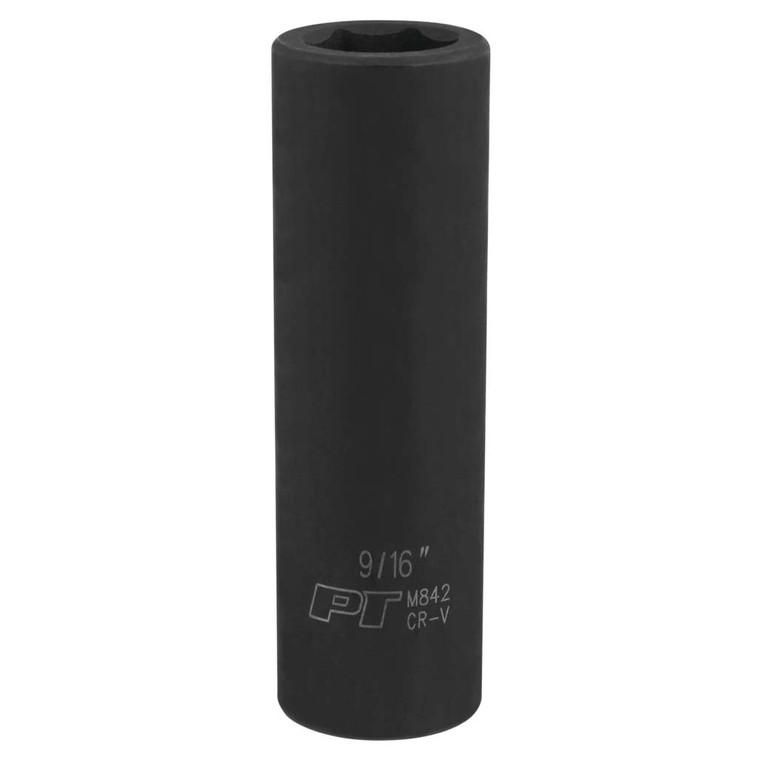 Performance Tool 1/2" Drive 9/16" 6-point Deep Impact Socket