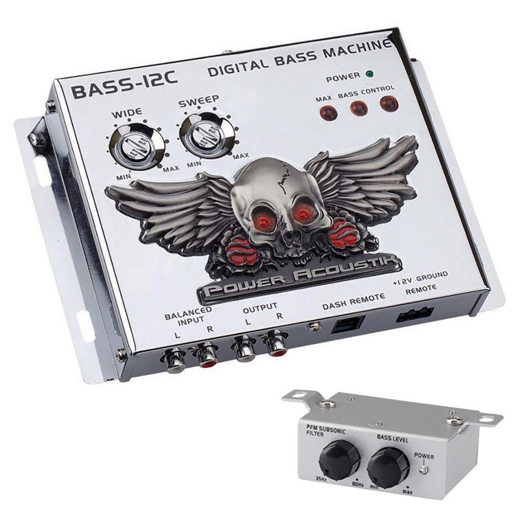Power Acustik Digital Bass Reconstruction Processor - BASS-12C
