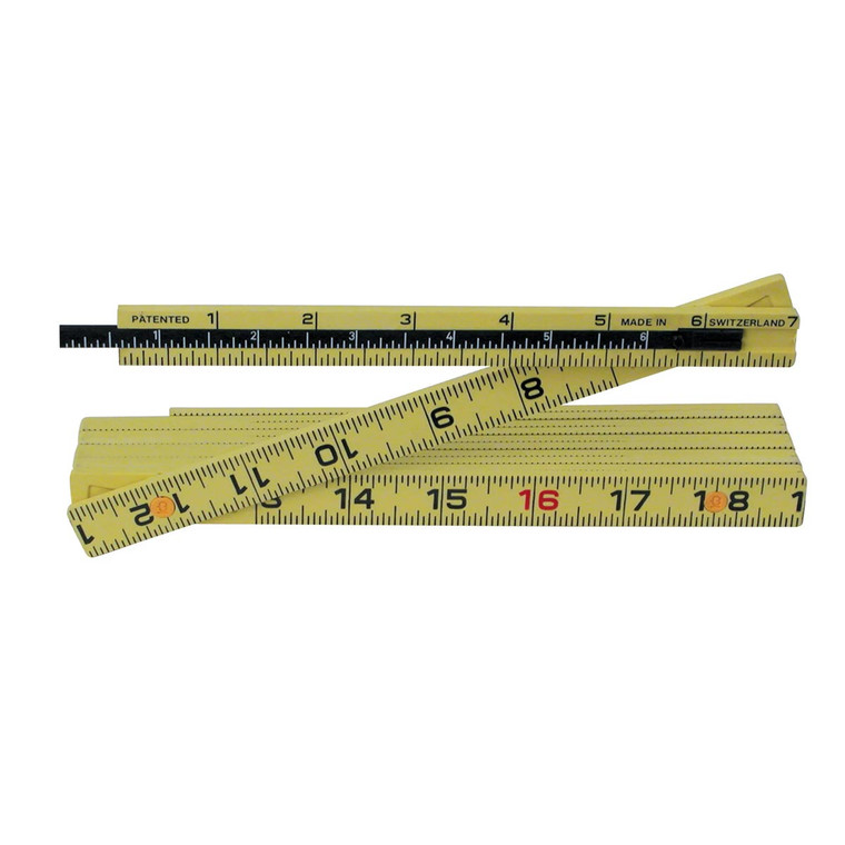 Wiha Maxiflex Outside Reading Folding 6-foot/2-meter Ruler - 61620