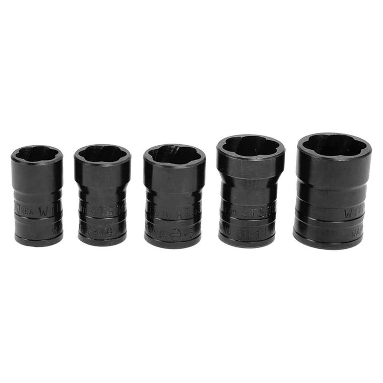 Williams 1/2" Drive Turbo Socket Set (5 Piece) - JHWTSFS5005