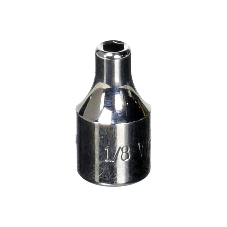 Williams 1/8" Shallow Socket 1/4" Drive 6 Point - JHWM-604
