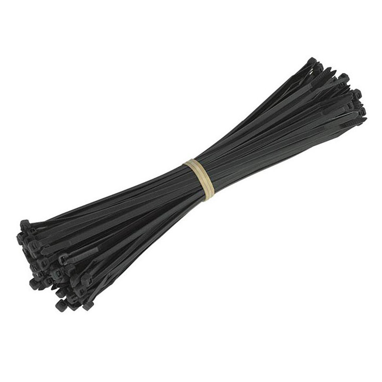 Xscorpion (ct6.1) Wire Ties 6" Black 100 Pcs Per Bag Xscorpion - CT-6.1