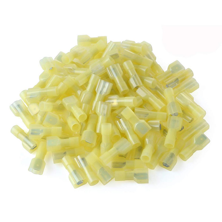 Xscorpion Insulated Male Quick Disconnect 10/12ga. - Yellow (100 Pack) - MD250NFY