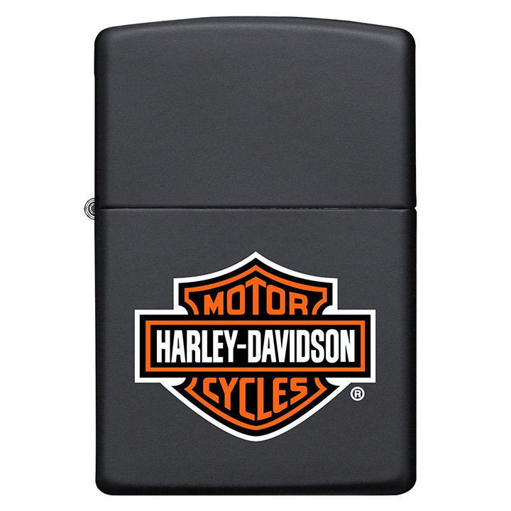 Zippo Windproof Lighter Harley-davidson Design Black - 218HD.H252