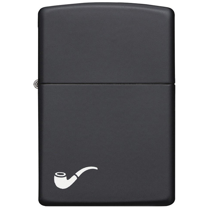 Zippo Windproof Lighter Pipe Black Matte - 218PL
