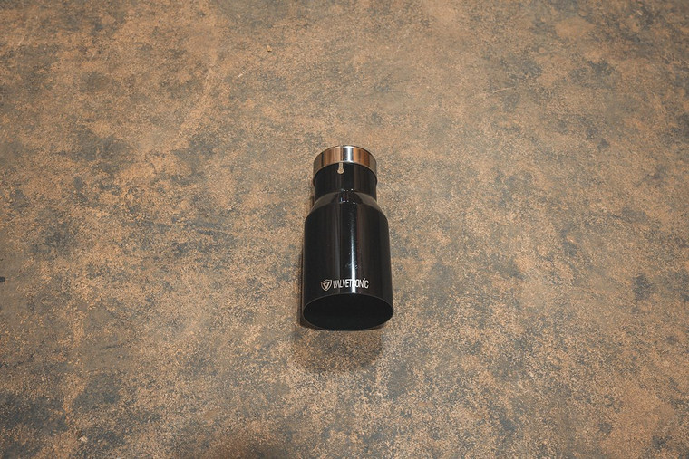 Valvetronic - Black Exhaust Tip 2.5-3.5in - VTD.TIP.SW.25.35.BLK