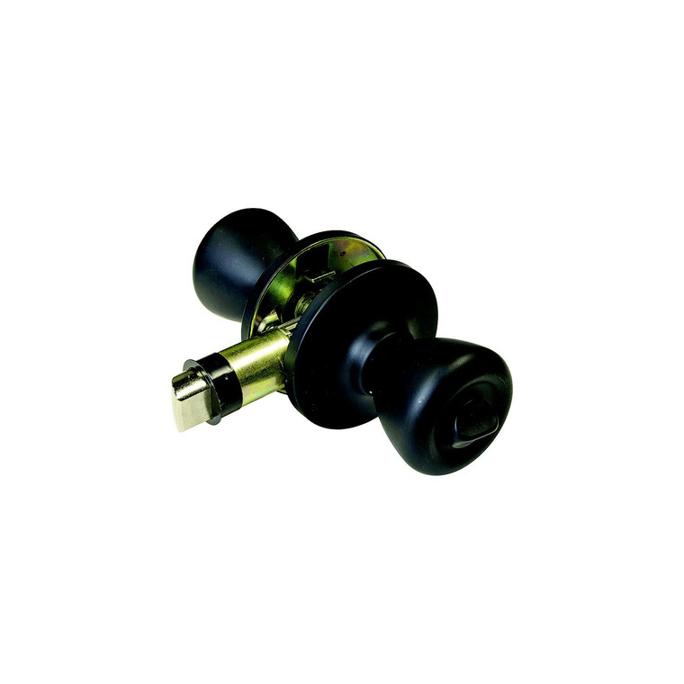 Fasteners Unlimited LSKC3MB1PK Global Link RV Interior Privacy Door Knob, Matte Black - LSK-C3-MB-1PK