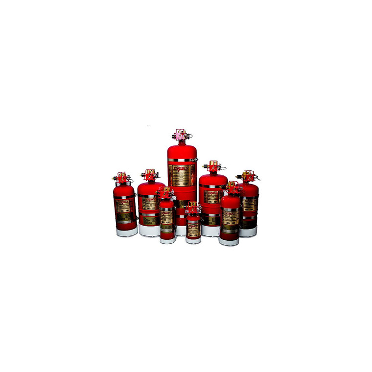 Fireboy MA20275227BL MA2 Auto/Manual Discharge HFC-227ea Fire Extinguisher w/Mount, 275 CU FT - MA20275227-BL