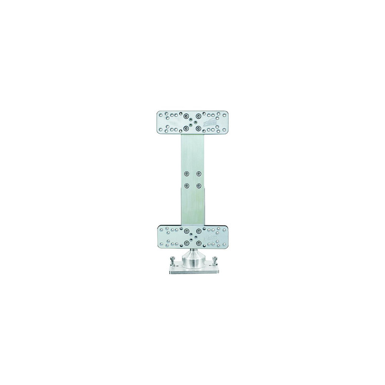 RodBoss 6025EMDSV 2.5" Ball and Socket, Double Screen Vertical Electronic Mount - 6025EM-DS-V