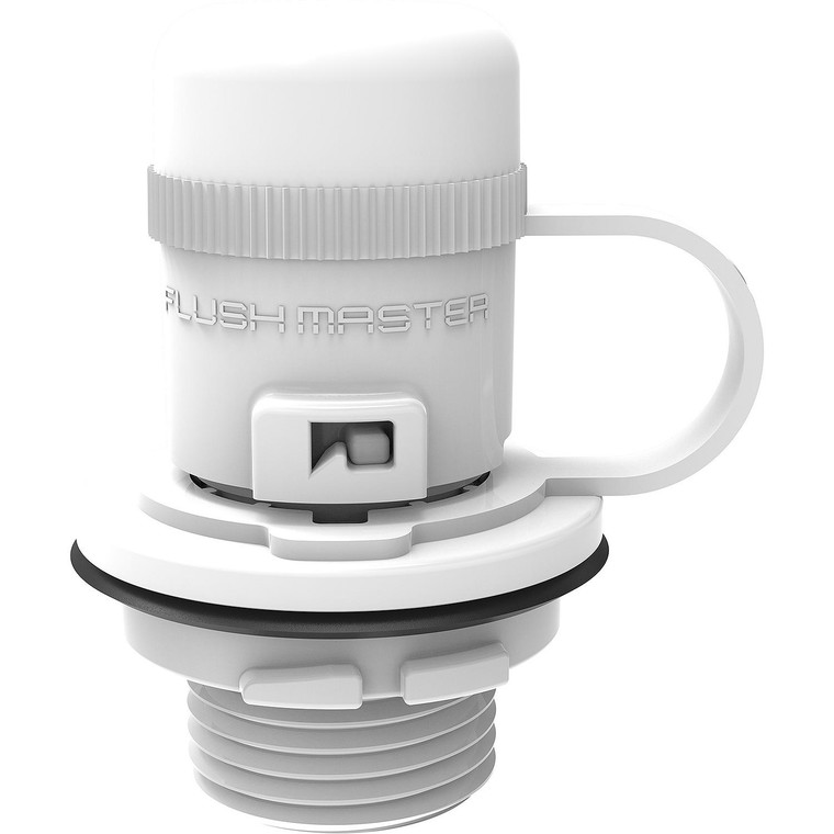 Flushmaster SMFMQCMW Flush Port Quick Connect, White, Quick Connect Mercury, Mercury Outboards - SM-FMQCMW