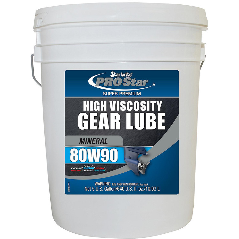 Starbrite 27005 Lower Unit Gear Lube - High Viscosity 80W 90, 5 gal - 27005