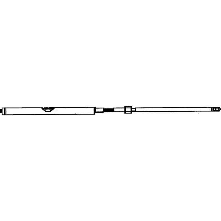 Uflex TM87OX19 High Efficiency Rack and Pinion Cable, 19' - TM87OX19