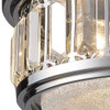 Flushmounts 3 Light In Polished Chrome and Frosted Glass Diffuser by ELK 11227/3
