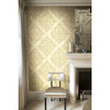 Seabrook wallpaper in Gray, Metallic Gold, Neutrals NE50304